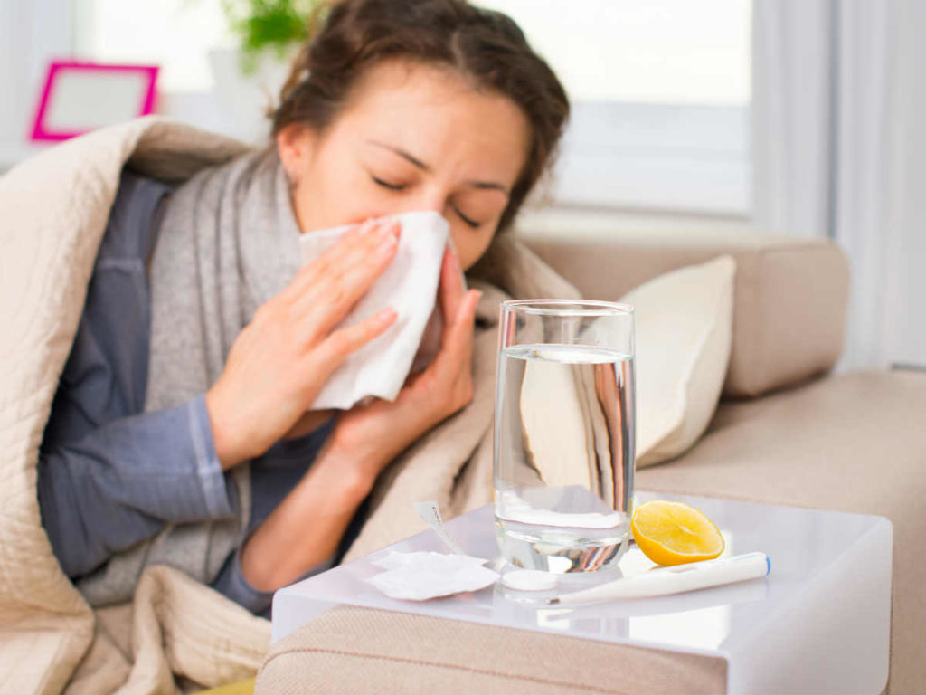 Лечение гриппа и простуды народными средствами